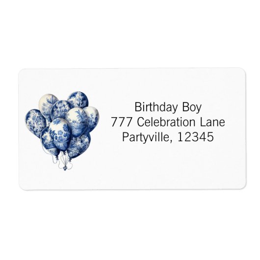 Delft Blue Balloons anpassbar (Vorne)