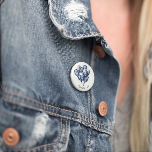 Delft Blue Balloons, anpassbar Button