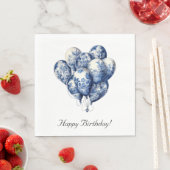 Delft Blue Balloons anpassbar Serviette (Beispiel)