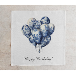 Delft Blue Balloons anpassbar Serviette