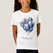 Delft Blue Balloons anpassbar T-Shirt (Vorderseite)
