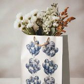 Delft Blue Balloons Mittlere Geschenktüte