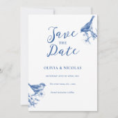 Delft Blue Birds Spring Ankündigung Datum freihalt (Vorderseite)