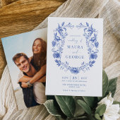 Delft Blue Chinoiserie Florenz Einladung