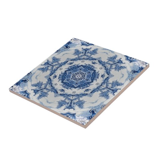Delft Blue Design 02 1764 Backsplash Tile ~ Fliese (Seite)