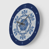 Delft Blue Design 02 From 1764 ~ * ~ Große Wanduhr (Winkel)