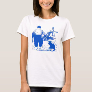 Delft Blue, Dutch Boy und Cat T-Shirt
