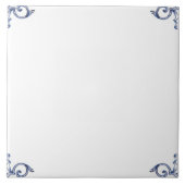 Delft Blue Dutch Matching Mix Match Empty Fliese (Vorderseite)
