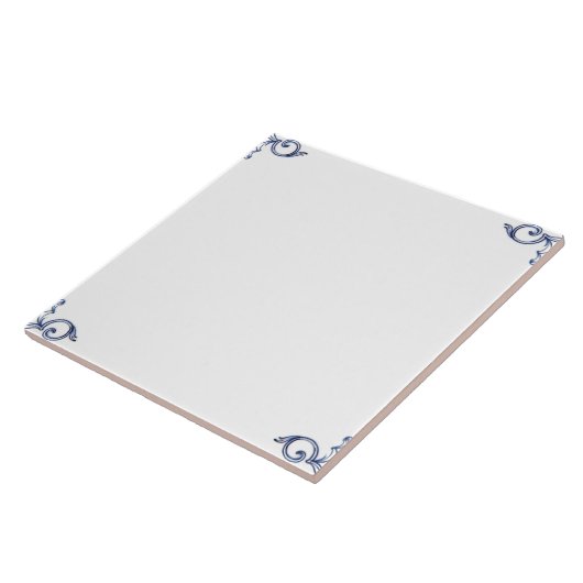 Delft Blue Dutch Matching Mix Match Empty Fliese (Seite)