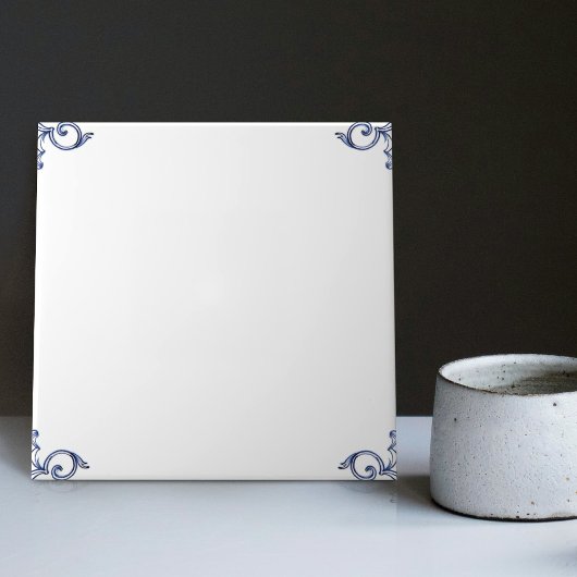 Delft Blue Dutch Matching Mix Match Empty Fliese