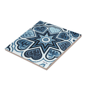 Delft Blue Heart Trivet/Tile Fliese