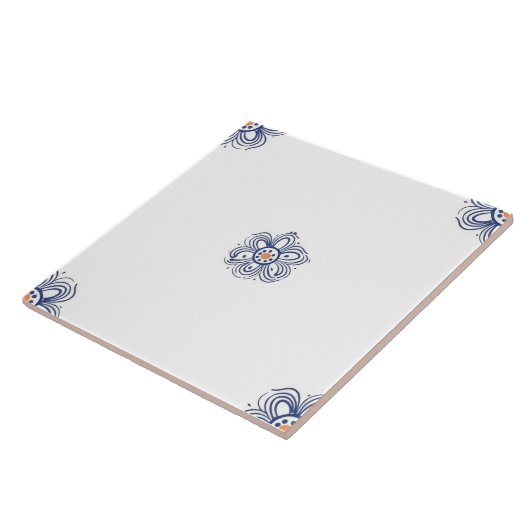 Delft Blue Matching Dutch Indigo Mix Match Empty C Fliese (Seite)