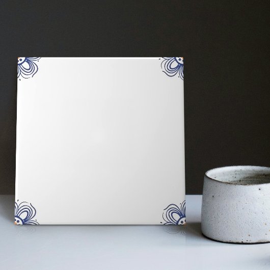 Delft Blue Matching Dutch Indigo Mix Match Empty Fliese