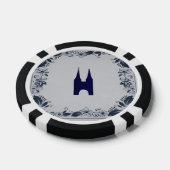 Delft blue tile Eastern Gate in Delft Pokerchips (Einzeln)