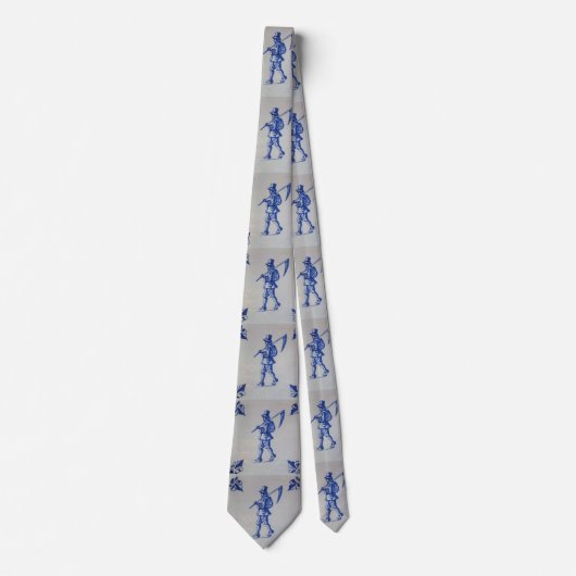 Delft Blue Tile - Template Neck Tie Krawatte (Vorderseite)