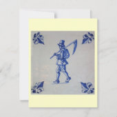 Delft Blue Tile - Vorlage (Vorderseite)