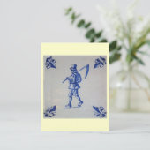 Delft Blue Tile - Vorlage (Stehend Vorderseite)