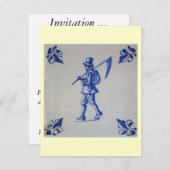 Delft Blue Tile - Vorlage (Vorne/Hinten)