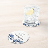 Delft Blue Tulip, custom Untersetzer (Vor Ort)