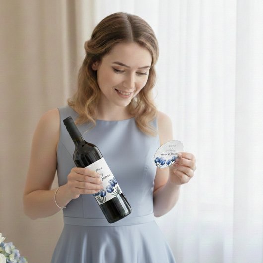 Delft Blue Tulip, custom Untersetzer