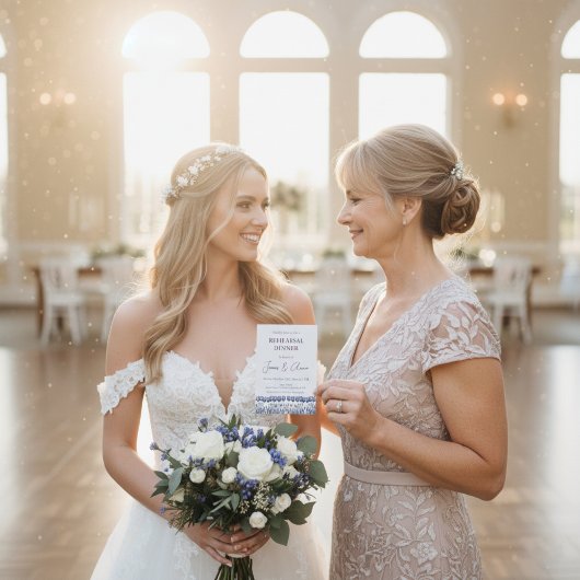 Delft Blue Tulip Probe Abendessen Einladung