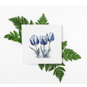 Delft Blue Tulip Probe Abendessen Einladung