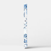 Delft Blue und White Floral Case-Mate iPhone Hülle (Rückseite / Links)