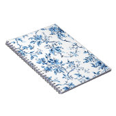 Delft Blue und White Floral Notizblock (Rechte Seite)