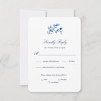 Delft Blue und White Floral Wedding