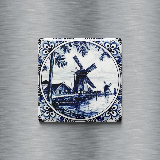 Delft Blue Vintage Magnet