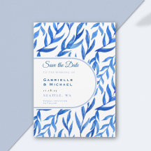 Delft Blue White Chinoiserie Blumenmuster Gerettet