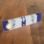 Delft Blue Ziegelstein Osttor in Delft Namensplakette (Seite)