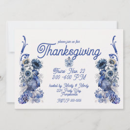 Delft Erntedank Fasan Einladung