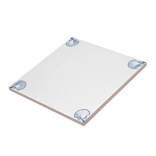 Delft-Feld-Fliese mit Muschel-Ecken Fliese (Seite)