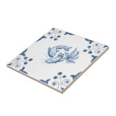 Delft-Fisch-Fliese mit Rolle-Ecken Fliese (Seite)