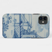 Delft-Fliese, die einen Drawbridge über einem Case-Mate iPhone Hülle (Rückseite (Horizontal))