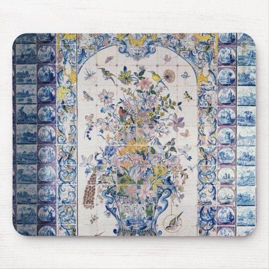 Delft-Fliesenplatte vom Badezimmer Mousepad (Vorne)