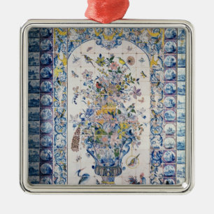 Delft-Fliesenplatte vom Badezimmer Ornament Aus Metall