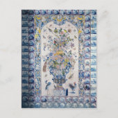 Delft-Fliesenplatte vom Badezimmer Postkarte (Vorderseite)