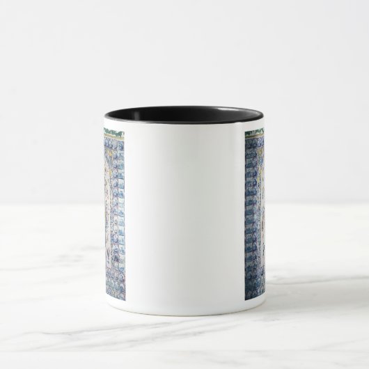 Delft-Fliesenplatte vom Badezimmer Tasse (Zentrum)