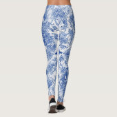 Delft Floral Tapestes - Leggings (Rückseite)