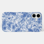 Delft Floral Tapestry - IPhone 16 Fall Case-Mate iPhone Hülle (Rückseite (Horizontal))