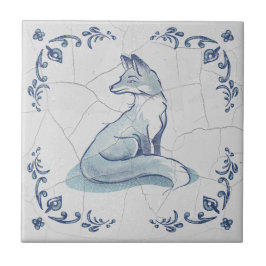 Delft-Fuchs-Keramikfliese Fliese