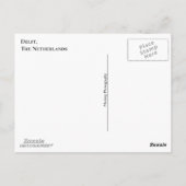 Delft Gate (Oostpoort) Postkarte (Rückseite)