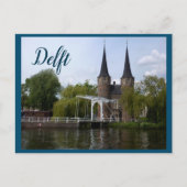 Delft Gate (Oostpoort) Postkarte (Vorderseite)