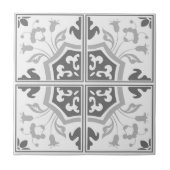 Delft grau dekorative Keramik Tile Fliese (Vorderseite)