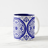 Delft Inspiriert Art Coffee Tasse (VorderseiteRechts)
