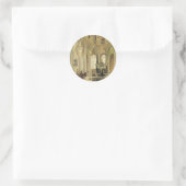 Delft LNER Plakat Runder Aufkleber (Tasche)
