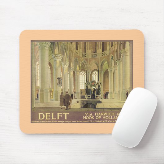 Delft LNER Poster Mousepad (Mit Mouse)