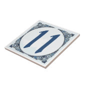 Delft look #11 Tile, Hausnummern, Änderungsnummer Fliese (Seite)